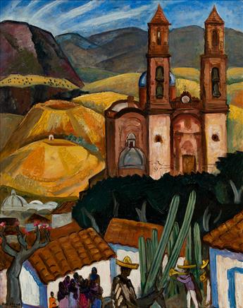 LUCY BROWN LENGLE View of Taxco.